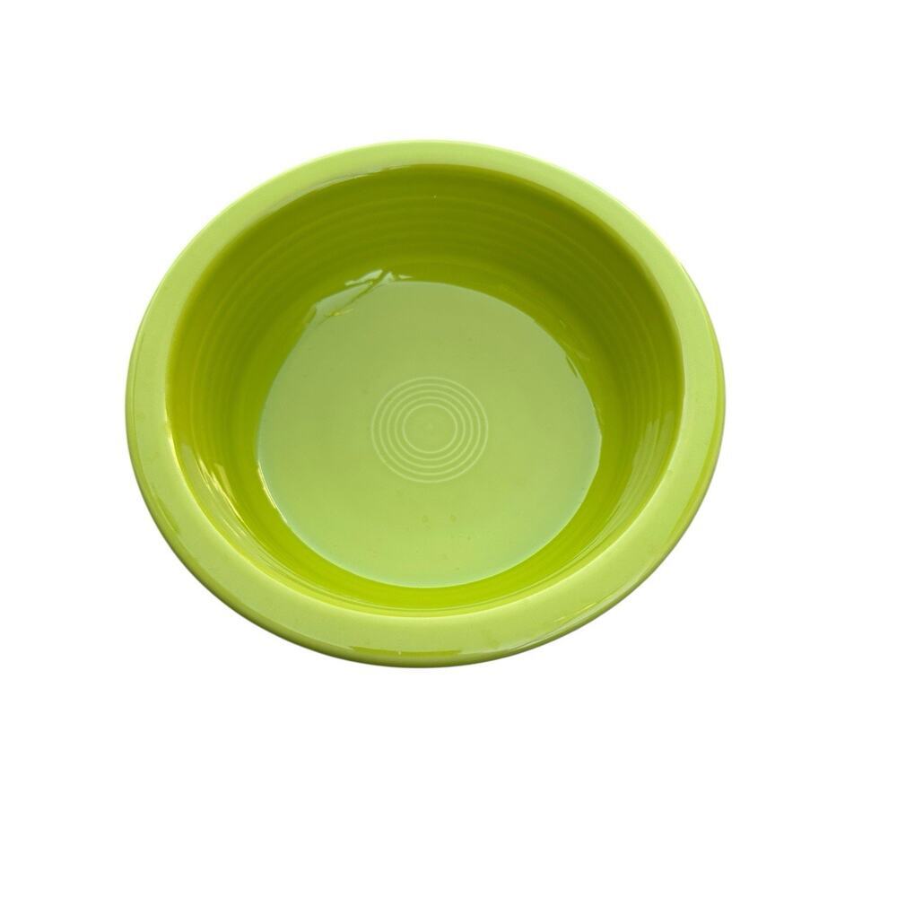 Vintage Fiesta Chartreuse 8 1/2" Nappy Serving Bowl Fiestaware
